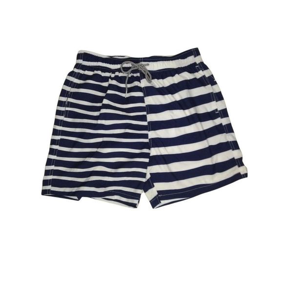 BOARDIES MEN'S SWIM SHORTS BLUE WHITE STRIPE SIZE LARGE